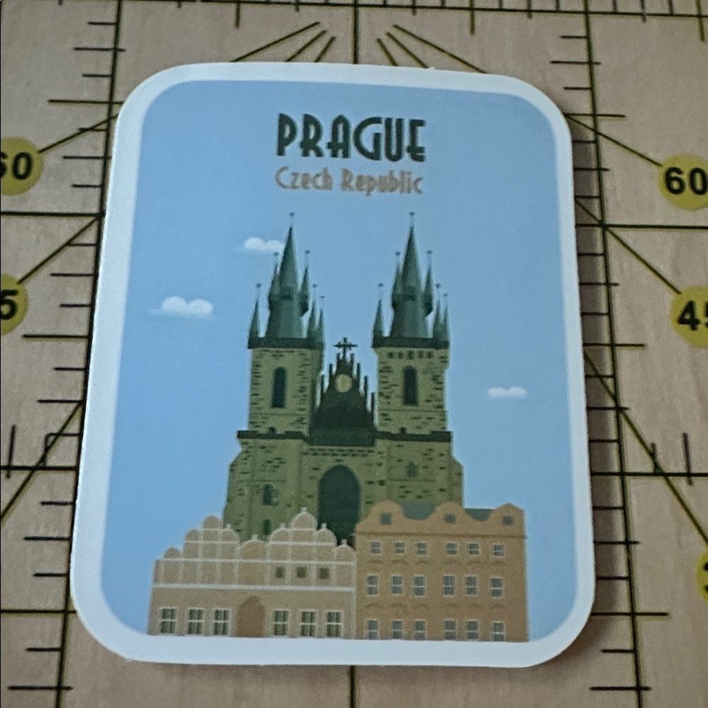 💜13/$13 +Bundle Sticker Sale | Travel Prague Waterproof Sticker